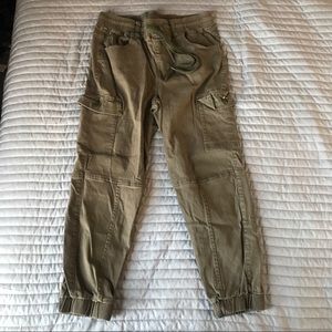 Olive green cargo pants